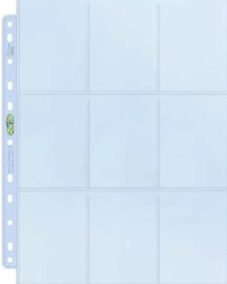 Transparante Multomapvellen 9 Kaarten Platinum (25 stuks)
