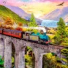 Trein in de Herfst Puzzel (1500 stukjes)
