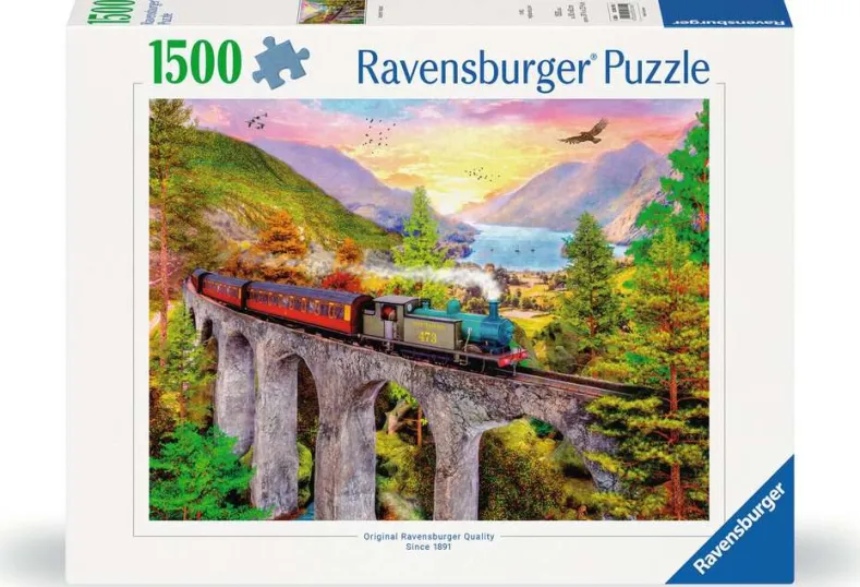 Trein in de Herfst Puzzel (1500 stukjes)