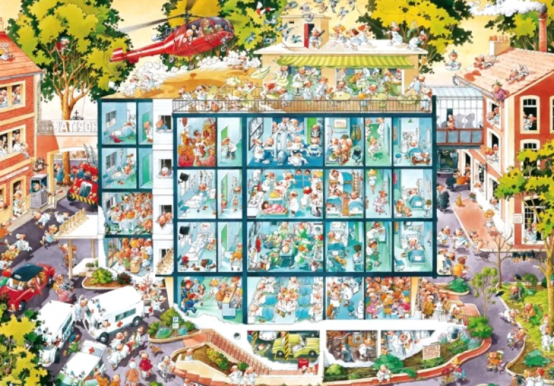 Triangle Box - Emergency Room Puzzel (2000 stukjes)