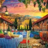 Tuscany Sunset Puzzel (1000 stukjes)