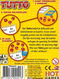 Tutto - Dobbelspel
