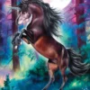 Unicorn in the Moonlight Puzzel (1000 stukjes)