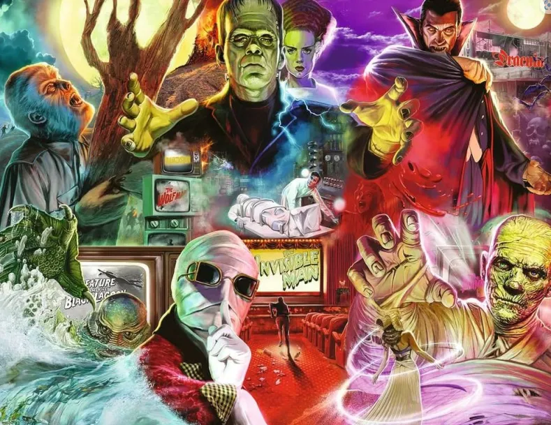 Universal Monsters Puzzel (2000 stukjes)