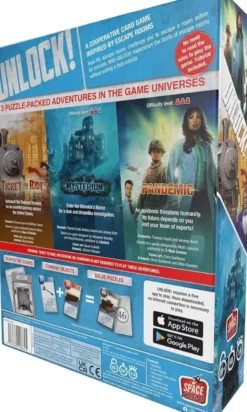 Unlock! Game Adventures (Mysterium, Ticket To Ride & Pandemic)