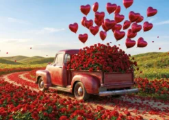 Valentine's Pickup Puzzel (500 XXL stukjes)