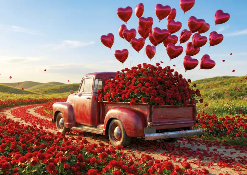 Valentine's Pickup Puzzel (500 XXL stukjes)