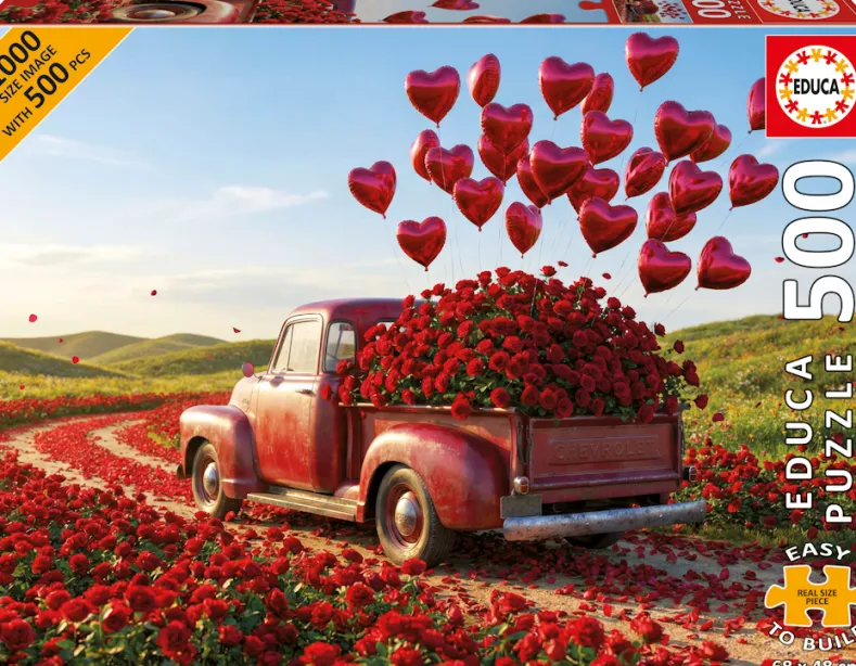 Valentine's Pickup Puzzel (500 XXL stukjes)