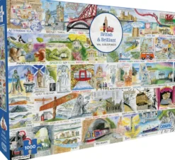 Val Goldfinch - British & Brilliant Puzzel (1000 stukjes)