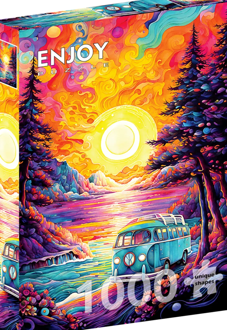 Van Life at the Beach Puzzel (1000 stukjes)