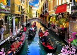 Venetian Gondoliers Puzzel (500 stukjes)
