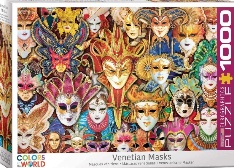 Venetian Masks Puzzel (1000 stukjes)