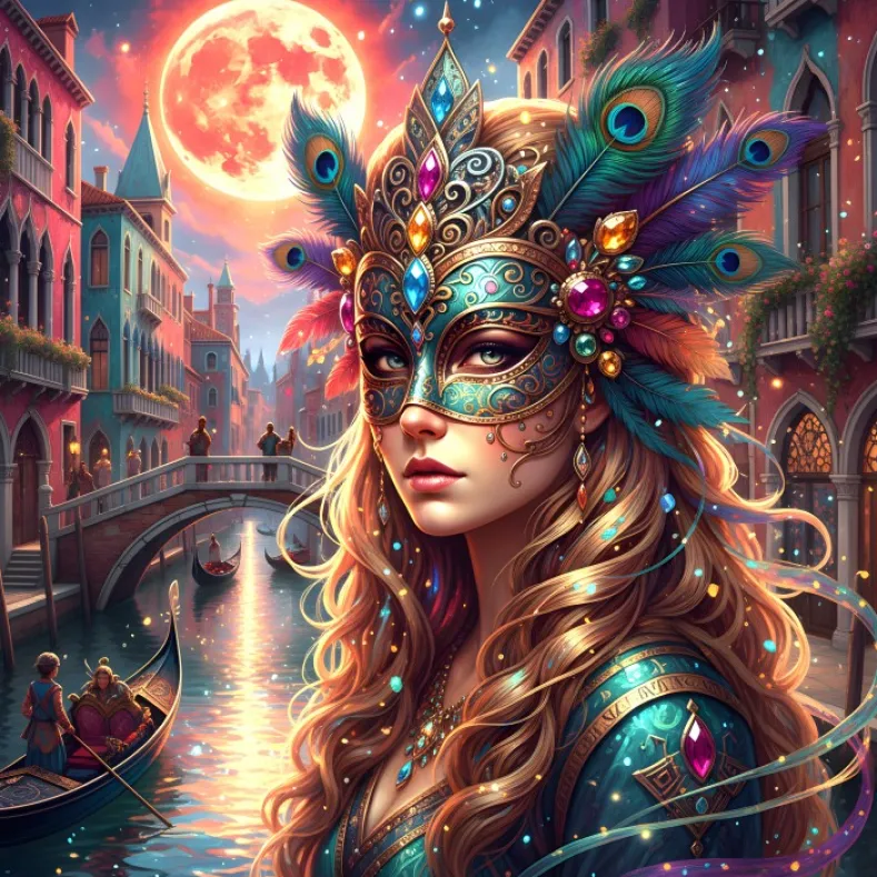 Venice Carnival Puzzel (1000 stukjes)