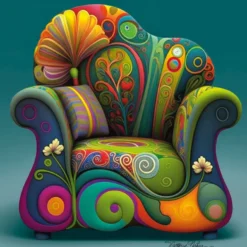 Victoria Nahum - Easy Chair Puzzel (1000 stukjes) (doos beshadigd)