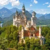 View of the Neuschwanstein Castle, Germany Puzzel (500 stukjes)