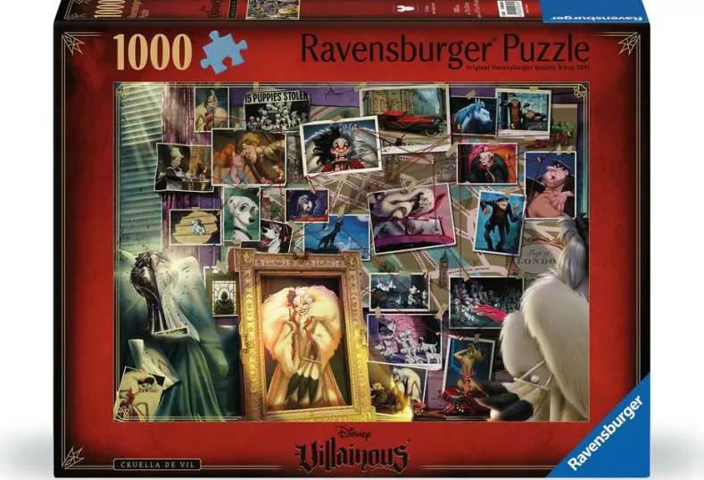 Villainous - Cruella de Vil Puzzel (1000 stukjes)