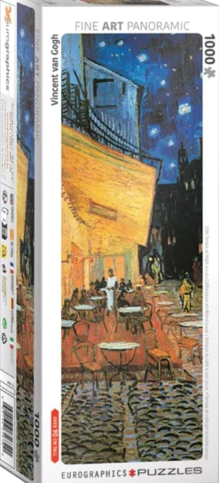 Vincent Van Gogh - Café at Night Panorama Puzzel (1000 stukjes)