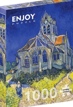 Vincent Van Gogh - De Kerk in Auvers-sur-Oise Puzzel (1000 stukjes)
