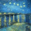 Vincent Van Gogh - Sterrennacht over de Rhone (1000 stukjes)