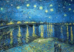 Vincent Van Gogh - Sterrennacht over de Rhone (1000 stukjes)