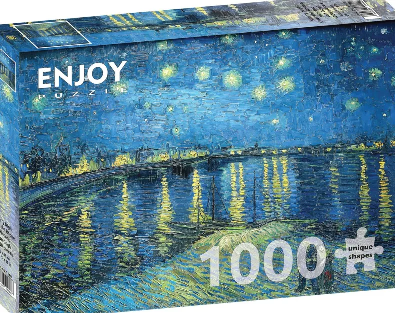 Vincent Van Gogh - Sterrennacht over de Rhone (1000 stukjes)