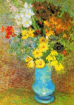 Vincent Van Gogh - Vaas met Madeliefjes en Anemonen Puzzel (1000 stukjes)