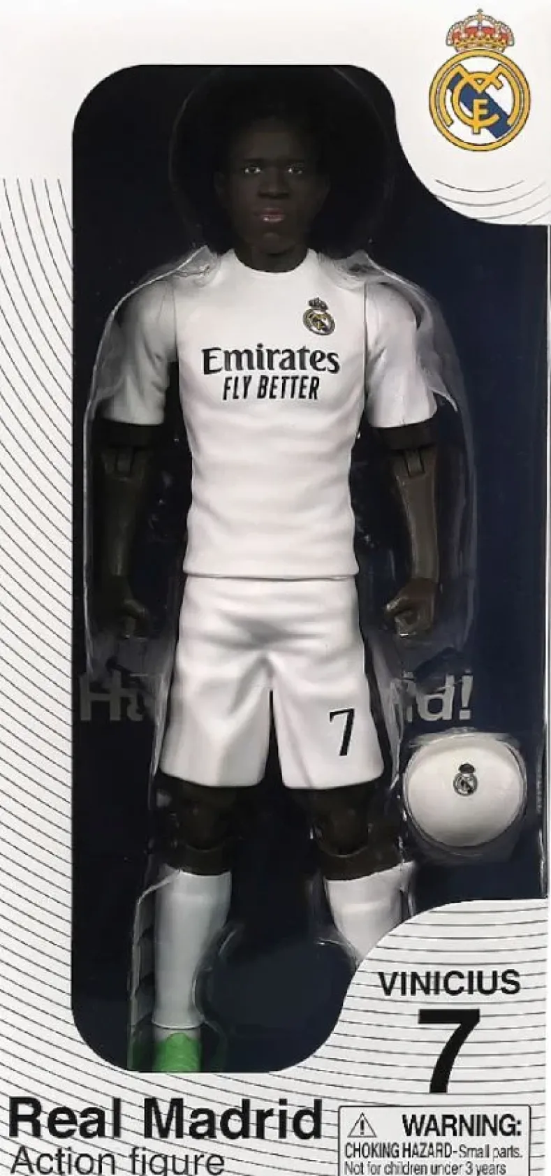 Vinicius Junior Real Madrid – Actiefiguur Voetballer (20 cm)