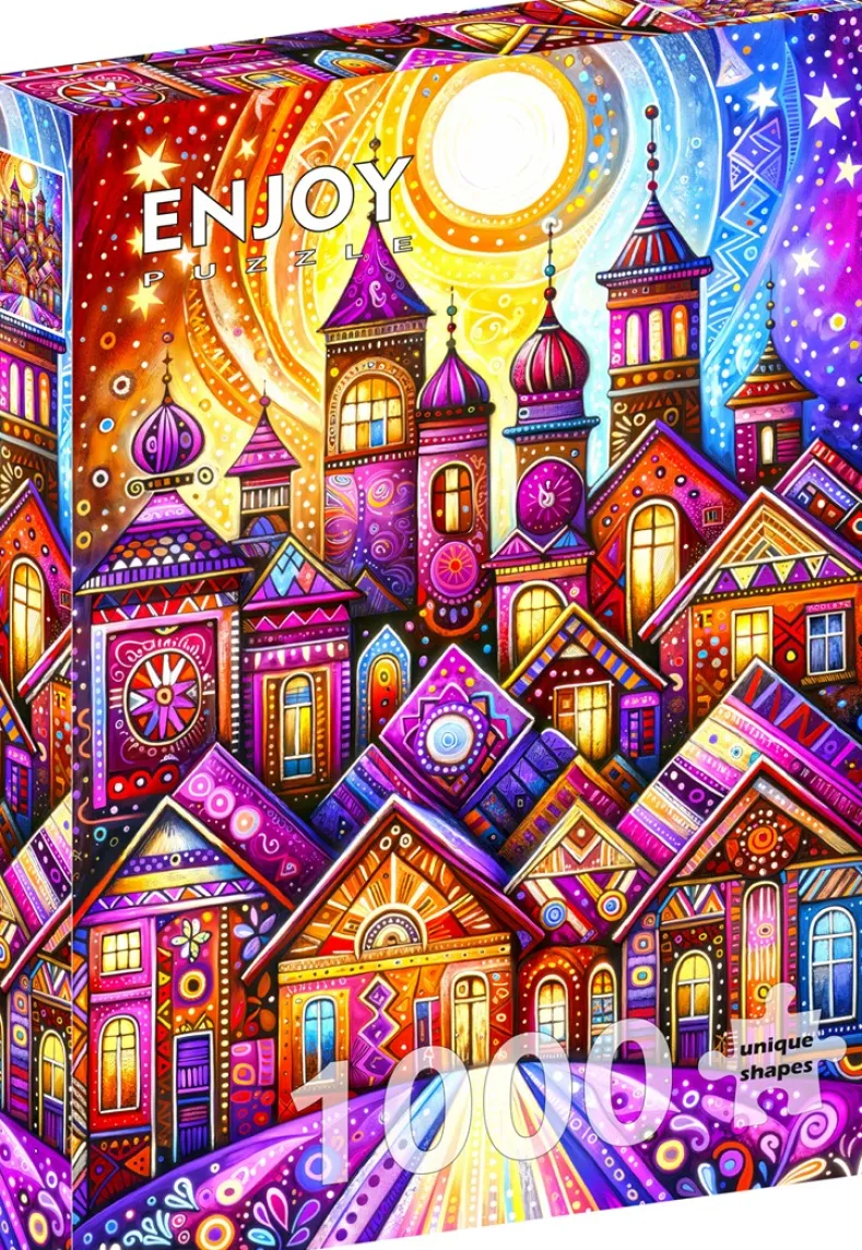 Violet Town Puzzel (1000 stukjes)