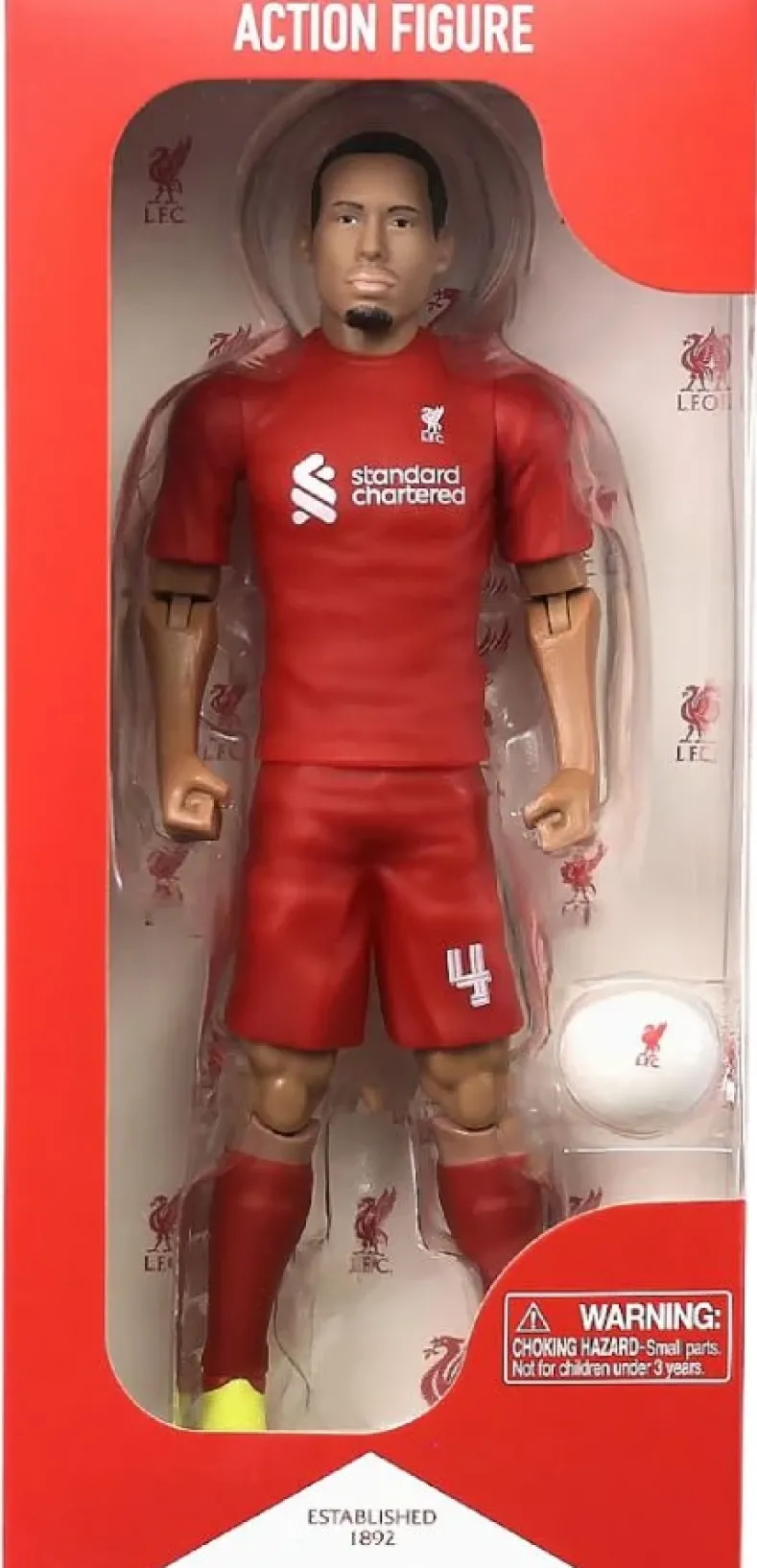 Virgil Van Dijk Liverpool – Actiefiguur Voetballer (20 cm)