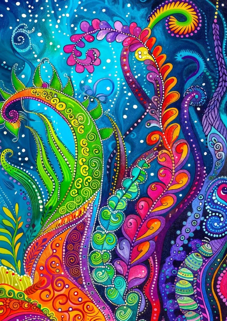 Vivid Spirals Puzzel (1000 stukjes)