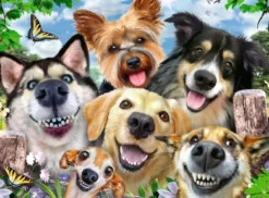 Vrolijke Honden Puzzel (500 stukjes)