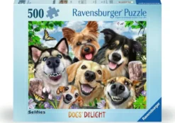 Vrolijke Honden Puzzel (500 stukjes)