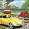 VW Beetle - Camping Tin Puzzel (550 stukjes)