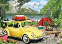 VW Beetle - Camping Tin Puzzel (550 stukjes)