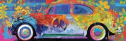 VW Beetle Splash Panorama Puzzel (1000 stukjes)