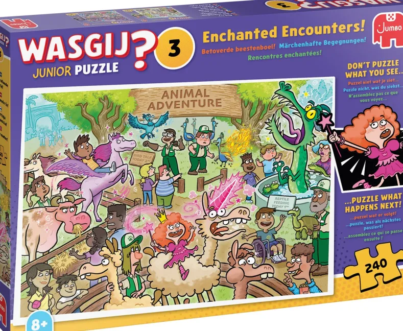 Wasgij Junior 3 - Betoverde Beestenboel! Puzzel (240 stukjes)
