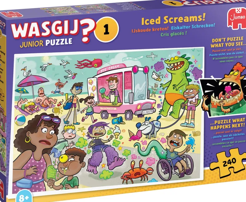 Wasgij Junior 1 - IJskoude Kreten! Puzzel (240 stukjes)