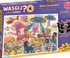 Wasgij Junior 4 - Invasie van Buitenaardse Wezens! Puzzel (240 stukjes)