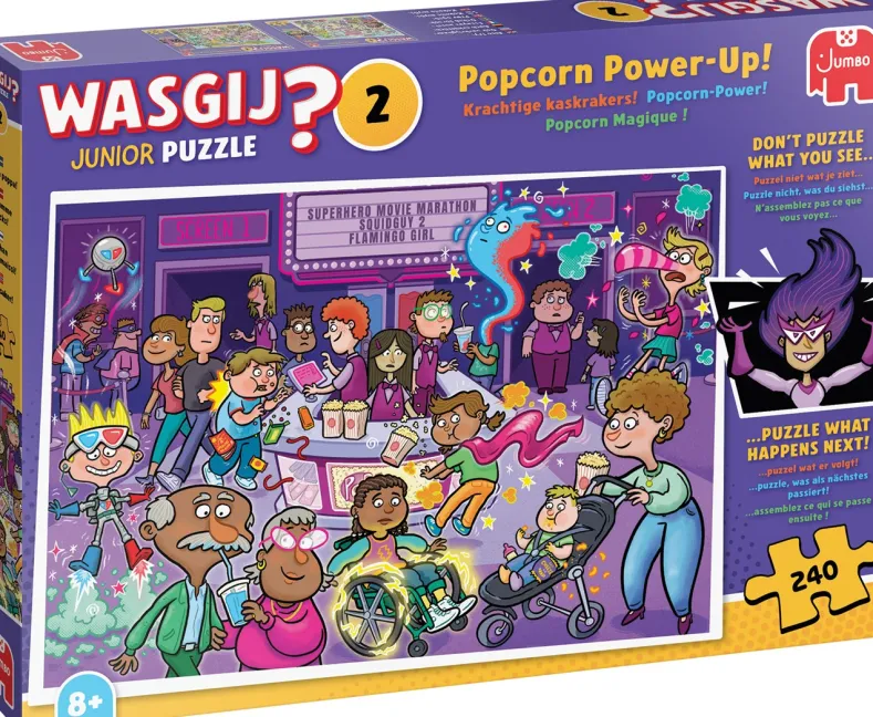 Wasgij Junior 2 - Krachtige Kaskrakers! Puzzel (240 stukjes)