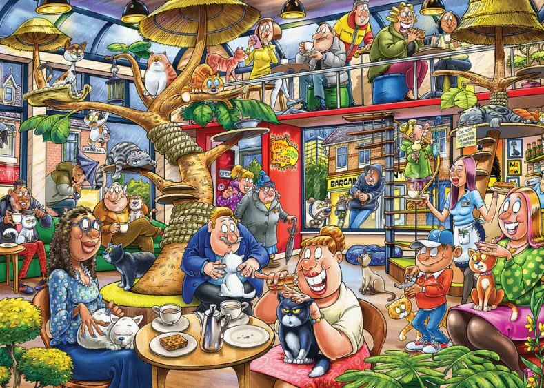 Wasgij Mystery 28 - Kat-en-Muisspel! (1000 stukjes)