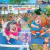 Wasgij Original 49 - Paniek op de Padelbaan! Puzzel (1000 stukjes)