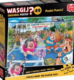 Wasgij Original 49 - Paniek op de Padelbaan! Puzzel (1000 stukjes)