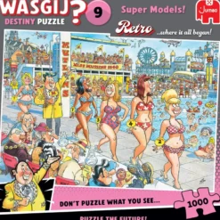 Wasgij Retro Destiny 9 - Topmodellen! (1000 stukjes)