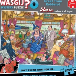 Wasgij Retro Mystery 9 - De Grote Treinroof! (1000 stukjes)