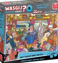 Wasgij Retro Mystery 9 - De Grote Treinroof! (1000 stukjes)