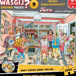 Wasgij Retro Original 9 - Klein Verbouwinkje! (1000 stukjes)