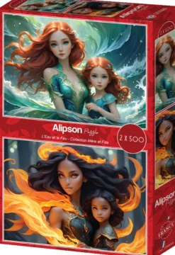 Water and Fire - Mother & Daughter Collection Puzzel (2x 500 stukjes)