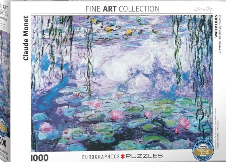 Waterlilies - Claude Monet Puzzel (1000 stukjes)