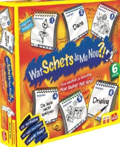 Wat schets je me nou?! (6-spelers)