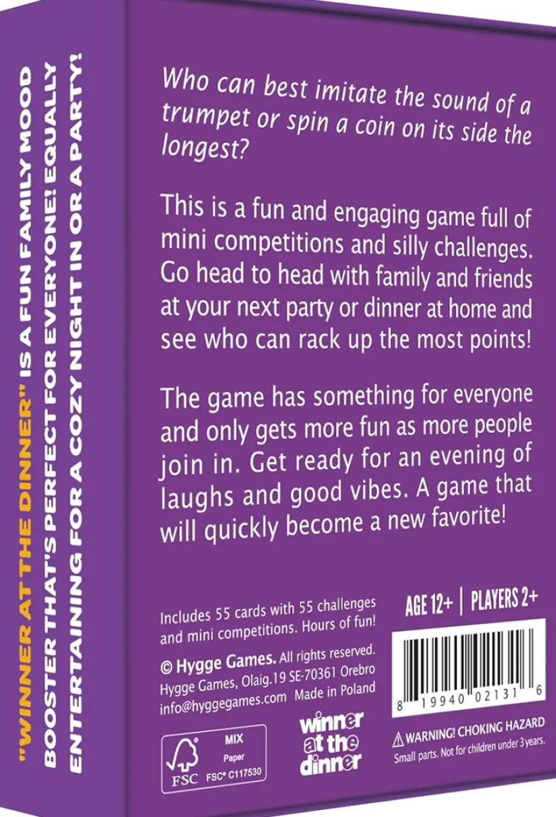 Winner At The Dinner - Card game